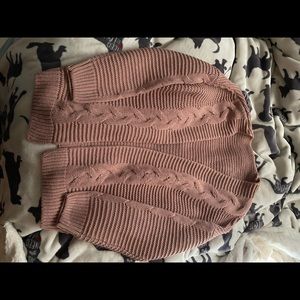 NWOT Comfy Pink Knit Sweater Size Medium